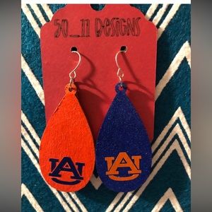 Custom Dangle Auburn Earrings